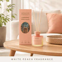 Coffret Cadeau Diffuseur à Bâtonnets Benthene Pêche Blanche Oolong 150ml Huile Essentielle Sans Alcool Arôme Longue Durée Parfum Naturel Échantillon Gratuit