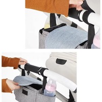 Panier de rangement suspendu pour poussette, sac à couches imperméable pour maman, accessoires de poussette en gros