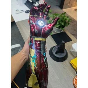 Héroe <span class=keywords><strong>de</strong></span> alta calidad Resina <span class=keywords><strong>de</strong></span> tamaño real <span class=keywords><strong>Thanos</strong></span> Infinity Gauntlet Stones con luces LED - Product Image 3