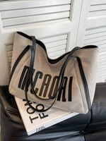 Sac fourre-tout en toile à bandoulière, grande capacité, nouvelle collection automne 2026, pour femme – Meilleures ventes