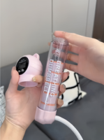 Appareil d'exercices respiratoires numérique avec compteur LCD, résistance réglable, entraîneur de capacité pulmonaire pour l'activation du diaphragme et des muscles du tronc