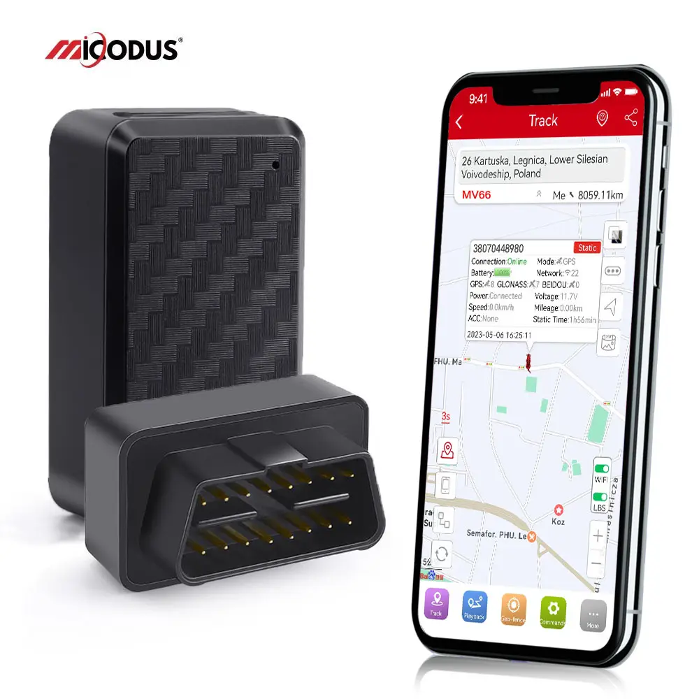 ฟรีซอฟต์แวร์ติดตาม Ios Android Google Map เรียลไทม์ Micodus MV66 อุปกรณ์ GPS Obd ii Plug และ Play Mini สมาร์ท Gps Tracker Obd2