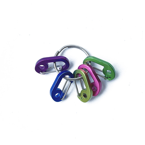 Clip Mini Colorido de 1 Polegada para Camping e Hiking, Carabiner 5 em 1 com Gancho de Pressão - Product Image 6