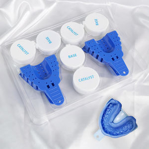 طقم قوالب أسنان سيليكون متعدد الاستخدامات من سمايل فايند، مادة طبع أسنان عالية الجودة بعلامة تجارية خاصة مع صواني - Product Image 1