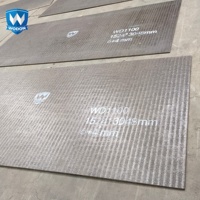 Plaque composite bimétallique résistante à l'usure, laminée à chaud Q235, avec revêtement CCO en carbure de chrome allié dur, 12+12mm