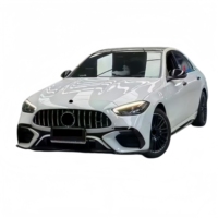 Kit carrosserie complet de haute qualité pour pare-chocs avant et arrière Mercedes Classe C W206, mise à niveau vers AMG C63, ajustement parfait, installation sans dommages