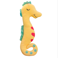 Oreiller long hippocampe extra doux pour adultes, jouet en peluche anti-anxiété, cadeau parfait pour la décoration de Noël