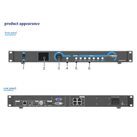 Harga Terbaik Novastar V960 Prosesor Video Full Color V760 V900 V1060 V1160 V1260 Pengontrol Prosesor Video LED Novastar V960