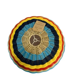 Lampada a Sospensione <span class=keywords><strong>in</strong></span> Rattan Plastico Intrecciato Arcobaleno XH per Soggiorno, Camera da Letto, Ristorante, Caffè, Casa da Tè, Bar, Club - Product Image 5