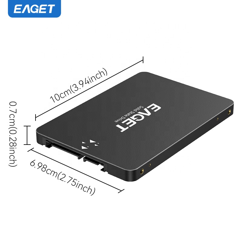 EAGET S205-4 Internal SSDs 240GB/480GB/1TB, SATA III Industrial