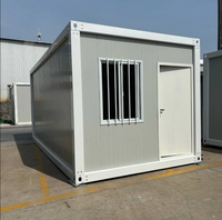 Maisons préfabriquées mobiles en panneaux sandwich pliables de 20 pieds/40 pieds, design industriel, 2 chambres, utilisation hôtelière, magasin, installation rapide