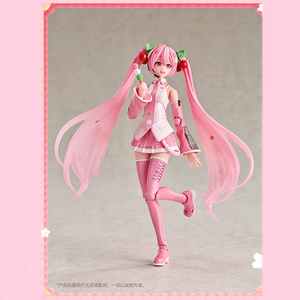Bloques de Construcción Coleccionables Hatsune <span class=keywords><strong>Miku</strong></span> Serie Fantástica - <span class=keywords><strong>Sakura</strong></span> <span class=keywords><strong>Miku</strong></span>, Caja Sorpresa, Figura de Acción de Anime, Regalo - Product Image 5