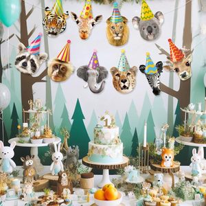 DAAMI <span class=keywords><strong>Safari</strong></span> animales cartel <span class=keywords><strong>de</strong></span> feliz cumpleaños para decoración <span class=keywords><strong>de</strong></span> fiesta <span class=keywords><strong>de</strong></span> cumpleaños <span class=keywords><strong>de</strong></span> animales guirnalda para chico Wild Zoo suministros <span class=keywords><strong>de</strong></span> fiesta <span class=keywords><strong>de</strong></span> cumpleaños - Product Image 3
