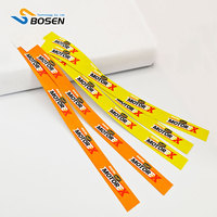 Bracelets personnalisés en papier synthétique pour événements, bracelets en papier personnalisés
