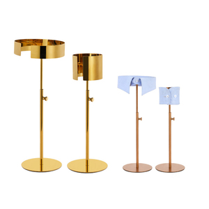 Cửa Hàng Quần Áo Nam Giá Cổ Áo Bằng Thép Không Gỉ Giá Trưng Bày Cổ Áo Áo Thun - Product Image 2