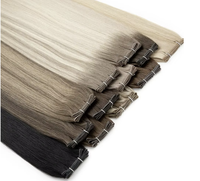 Nouvelles extensions Remy 2026 européennes vierges, double trame papillon, fines, invisibles, sans couture, double tirage, brutes, installation facile