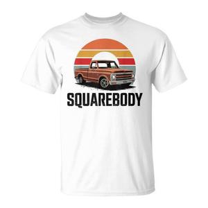 T-shirt Squarebody Classic Pickup Truck 4X4 dal design vintage - Product Image 3