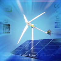Eolienne 2.5KW éolienne triphasée AC Pma 24V 48V 72V 96V 120V 240V 400V HLD 3.5kw 3 ans CE/IEC/EMC 2-2.5 M/S 3.2M/3.8M/4M 3.8m
