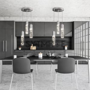 ثريات وإضاءات معلقة 3 في 1 بقوة 21 واط، متوفرة في المخزون الأمريكي، إضاءة حديثة للمطابخ والفنادق بتيار متردد 110-130 فولت مع سلك قابل للتعديل بطول 1.5 متر من سيمثو - Product Image 1