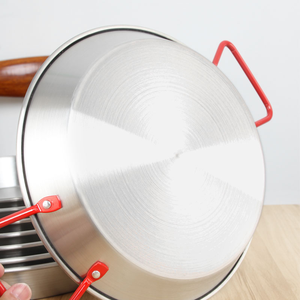 Hengguang Stainless Steel <strong>Paella</strong> <strong>Pan</strong> Seafood <strong>Pan</strong> Spanish <strong>Paella</strong> <strong>Pan</strong> for Restaurant Kitchen - Product Image 5