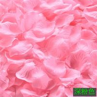 Pétales de rose artificiels pour décoration de mariage chinois, fleurs à main pour demande en mariage, Saint-Valentin, fournitures romantiques pour chambre