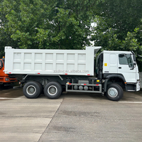 Camion benne d'occasion Howo 15 tonnes, diesel, poids lourd, 6x4, 10 pneus, conduite à gauche, Euro 2