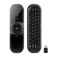 Clavier sans fil miniature Hostrong 2.4G et télécommande Air Mouse avec code roulant pour la box TV Zidoo V6