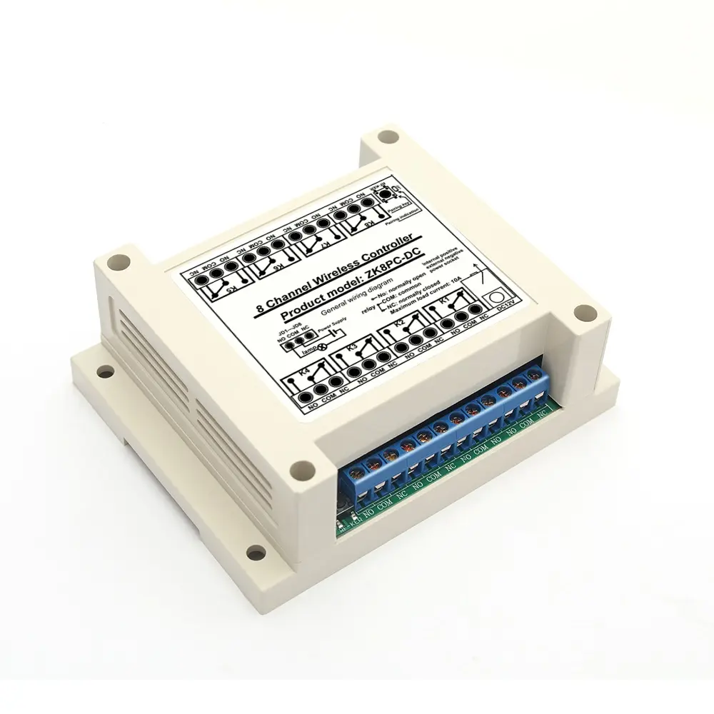 AC 90-260V 6CH 433M Hz Universal Remote Control Modul Receiver untuk Garasi Pintu Gerbang Motor