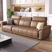 Canapé moderne de luxe pour salon, ensemble de canapés modulaires, meubles d'intérieur, forme en L, canapé inclinable paresseux 2 ou 3 places, designs de fauteuils inclinables en cuir