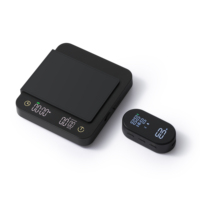 Balance de cuisine numérique pour café expresso 3000g x 0.1g, mini balance à café filtre avec minuteur, alimentée par piles