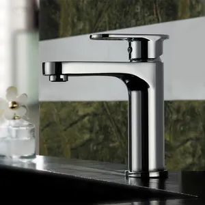 Modern Brass Single Handle Lever Wash Basin Mixer Good Price Washroom Deck Mounted Water Sink Faucet Tap