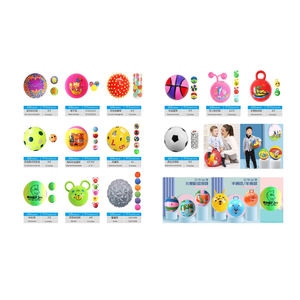 9 इंच 4 रंग पारदर्शी गेंद सूजन वाली pvc उछाल बॉल छोटे प्लास्टिक खेल खिलौना गेंद - Product Image 6