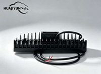 Moteur sans balais universel 72V DC sans engrenages, phare avant 12 LED haute luminosité, écran LCD, pièces électriques pour scooter Huajiyu