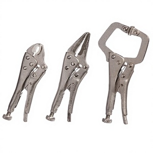 3 PCS in One Curved Jaw Locking Pliers <b>Set</b> Carbon Steel Metric DIY OEM Multi-Function Pliers - Product Image 3