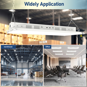 Lumière LED linéaire à haut rendement lumineux directe d'usine 220W avec capteur de mouvement et interrupteur d'alimentation Lumière linéaire LED pour atelier pour usines - Product Image 5