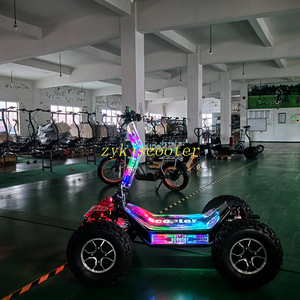 Scooter tout-terrain robuste LDOO avec pneus larges, suspension intégrale et électrique - Product Image 6