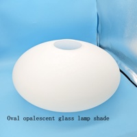Pantalla de Lámpara de Vidrio Opalescente Globe, Estilo Tradicional Moderno Europeo, Hecha a Mano, Resistente a Altas Temperaturas, para Hoteles y Hogares