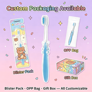 <span class=keywords><strong>Brosse</strong></span> à dents à poils doux pour enfants, manche transparent en forme d'animal de dessin animé, <span class=keywords><strong>brosse</strong></span> à dents manuelle pour enfants, pour les soins bucco-dentaires à domicile, usage quotidien - Product Image 5