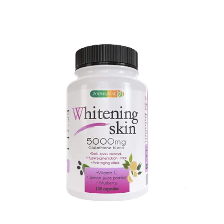 White ning Pills für schwarze Haut Nutrace utical Pharma Haut aufhellung reduzierte Kapsel Gsh Skin White ning Sofgels