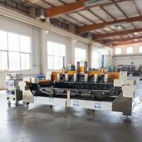 Máquina de grabado CNC rotativa de seis cabezales JK Factory Direct con PLC para piedra, motor de engranajes, maquinaria para piedra 5.5kW 380V