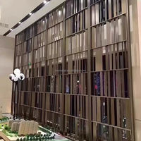 Paneles Divisores Metálicos Decorativos Personalizados GYK para Vestíbulos de Hotel, Ingeniería y Decoración