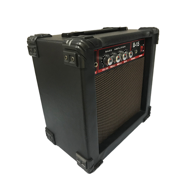 AIERKE EWAVE 15 Watt Electric Bass Guitar Amplifier B-15 Cabinet Musical Instruments & Accessories