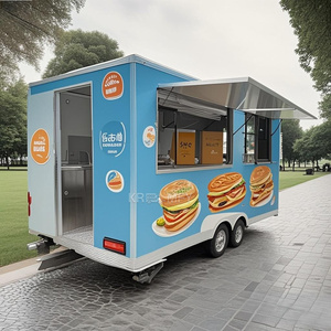 Chariot de nourriture vintage pour la vente de café et de crème glacée en 2025, remorque de camion de nourriture à vendre aux États-Unis - Product Image 5