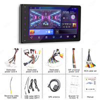 Reproductor de DVD para coche con pantalla táctil IPS universal de 9 pulgadas, Bluetooth, WiFi, navegación, Carplay inalámbrico, Android Auto para Toyota
