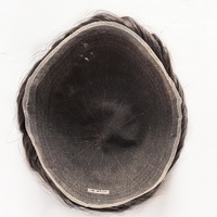 Base australienne naturelle, naissance de cheveux naturelle, système de remplacement de cheveux humains russes, toupet à peau fine tête complète pour hommes, vente en gros en usine