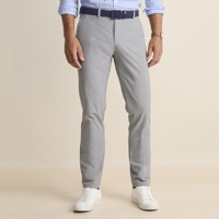 Pantalon de golf extensible de coupe régulière pour homme Pantalon plat avec poches et évacuation de l'humidité