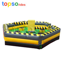 Gonflable Mécanique Wipe-out Fusion Manèges Jeu D'obstacle Jeux Interactifs Pour Enfants