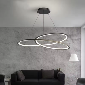 Zèle Éclairage Designer Salon Luminaires Suspendus Lustres De Plafond Modernes LED Suspension - Product Image 3