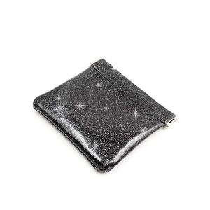 Automatic snap-lock coin purse, magic prop headphone <b>case</b>, PU leather Greet short wallet, customizable. - Product Image 4