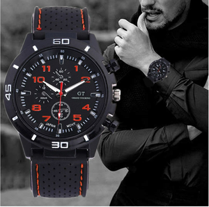 Reloj deportivo de silicona DFS02 para hombre, reloj de cuarzo informal con esfera de carreras, clásico, de lujo, para negocios, regalos para hombre - Product Image 6